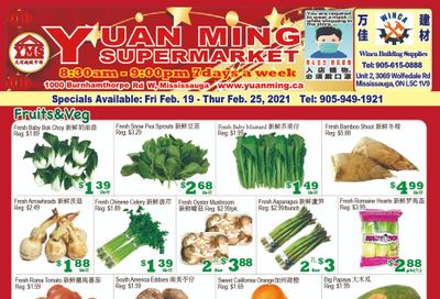 Yuan Ming Supermarket Flyer February 19 to 25