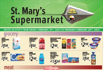 St. Mary's Supermarket Flyer February 19 to 25