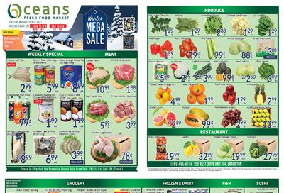 Oceans Fresh Food Market (Brampton) Flyer February 19 to 25