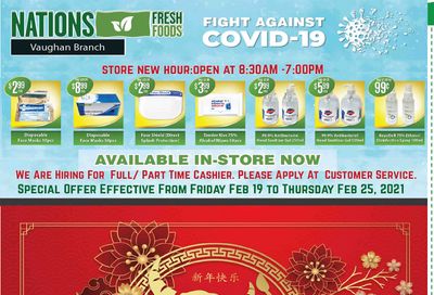 Nations Fresh Foods (Vaughan) Flyer February 19 to 25