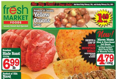 Fresh Market Foods Flyer February 19 to 25