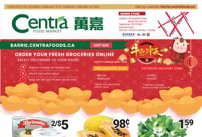 Centra Foods (Barrie) Flyer February 19 to 25