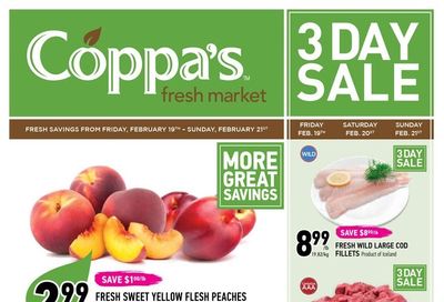Coppa's Fresh Market 3-Day Sale Flyer February 19 to 21