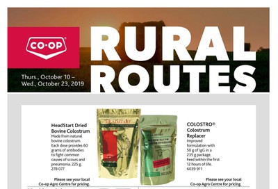 Co-op (West) Rural Routes Flyer October 10 to 23