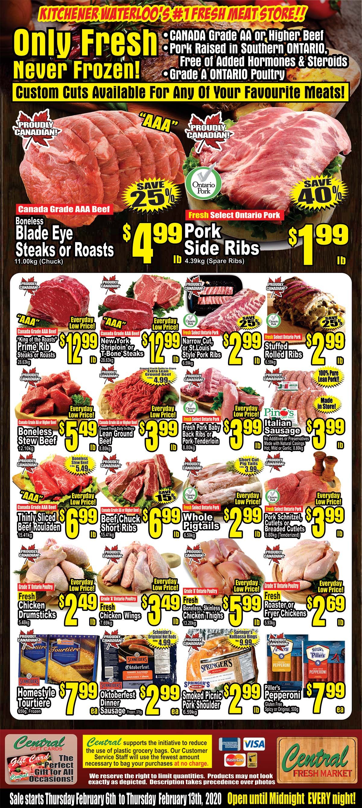 Central Fresh Market Flyer February 6 to 13