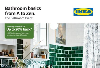 Ikea The Bathroom Event Flyer February 6 to March 23
