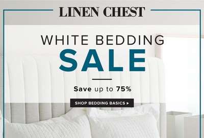 Linen Chest White Bedding Sale Flyer February 6 to 12