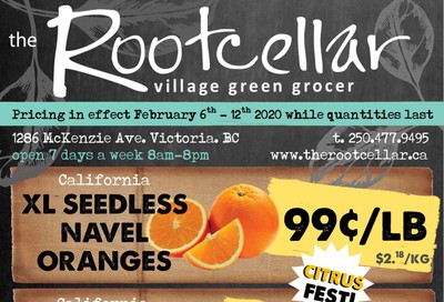 The Root Cellar Flyer February 6 to 12