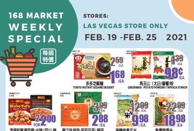 168 Market (NV) Weekly Ad Flyer February 19 to February 25, 2021