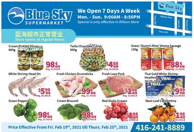 Blue Sky Supermarket (North York) Flyer February 19 to 25