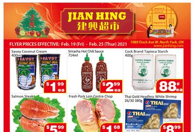 Jian Hing Supermarket (North York) Flyer February 19 to 25
