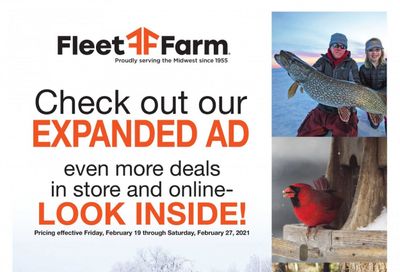 Fleet Farm Weekly Ad Flyer February 19 to February 27