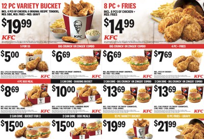 KFC Canada Coupons (British Columbia), until December 15, 2019