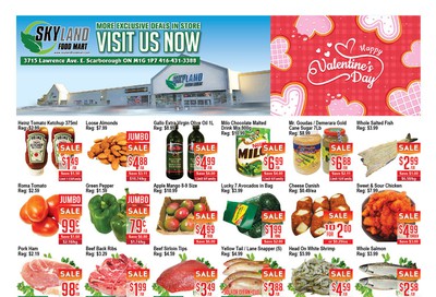 Skyland Food Mart Flyer February 7 to 13