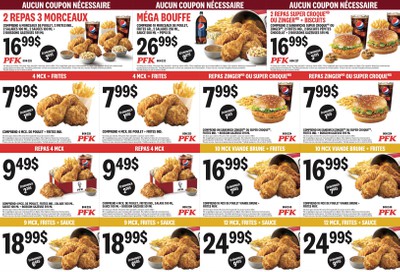 KFC Canada Coupons (Quebic), until October 13, 2019