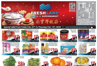 FreshLand Supermarket Flyer February 7 to 13
