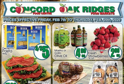Concord Food Centre & Oak Ridges Food Market Flyer February 7 to 20
