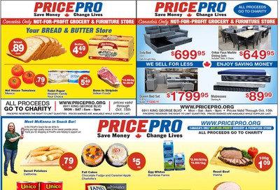 Price Pro Flyer October 9 to 15