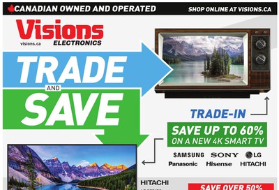 Visions Electronics Trade and Save Flyer February 7 to 13