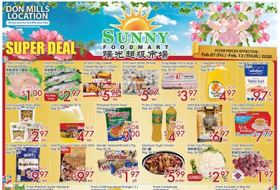 Sunny Foodmart (Don Mills) Flyer February 7 to 13
