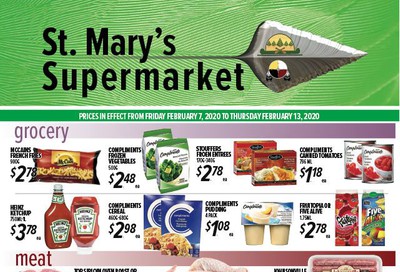 St. Mary's Supermarket Flyer February 7 to 13