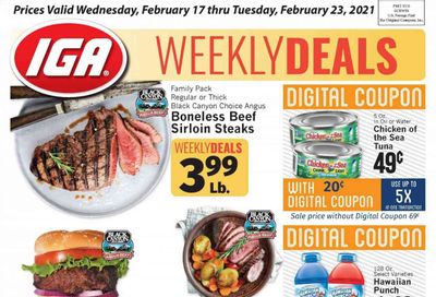 IGA Weekly Ad Flyer February 17 to February 23