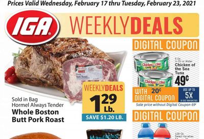 IGA Weekly Ad Flyer February 17 to February 23