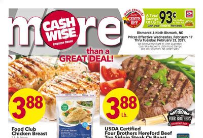 Cash Wise (MN, ND) Weekly Ad Flyer February 17 to February 23