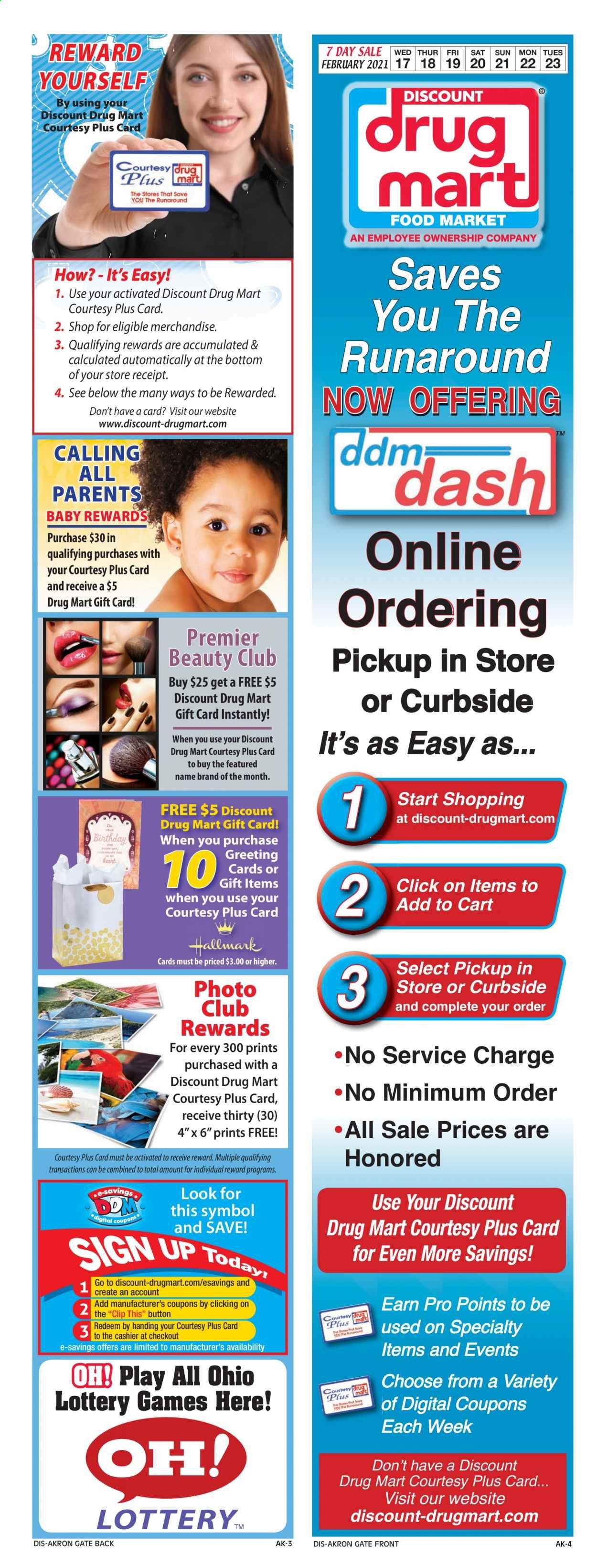 Discount Drug Mart (OH) Weekly Ad Flyer February 17 to February 23