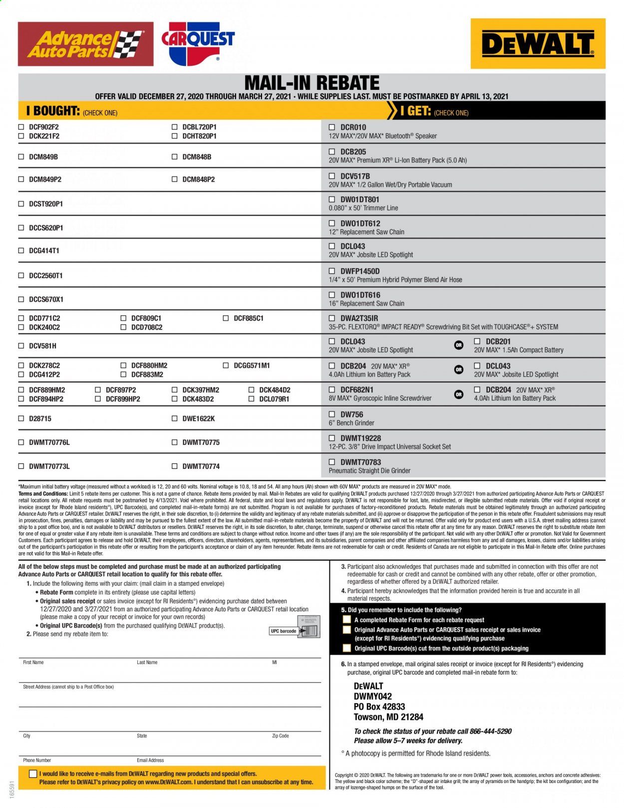 Carquest Weekly Ad Flyer January 1 to March 31