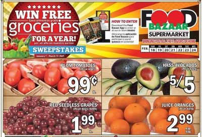 Food Bazaar (CT, NJ, NY) Weekly Ad Flyer February 18 to February 24