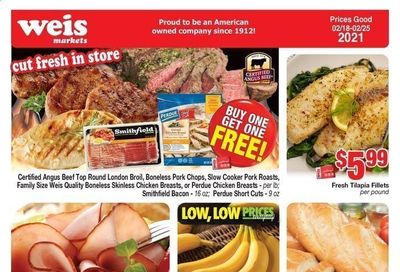 Weis Weekly Ad Flyer February 18 to February 25