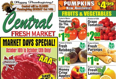 Central Fresh Market Flyer October 10 to 17