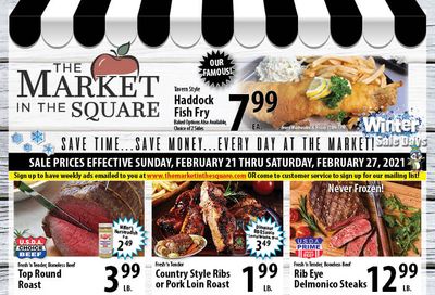 The Market in the Square Weekly Ad Flyer February 21 to February 27, 2021