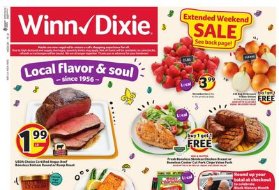 Winn Dixie (AL, FL, GA, LA, MS) Weekly Ad Flyer February 24 to March 2