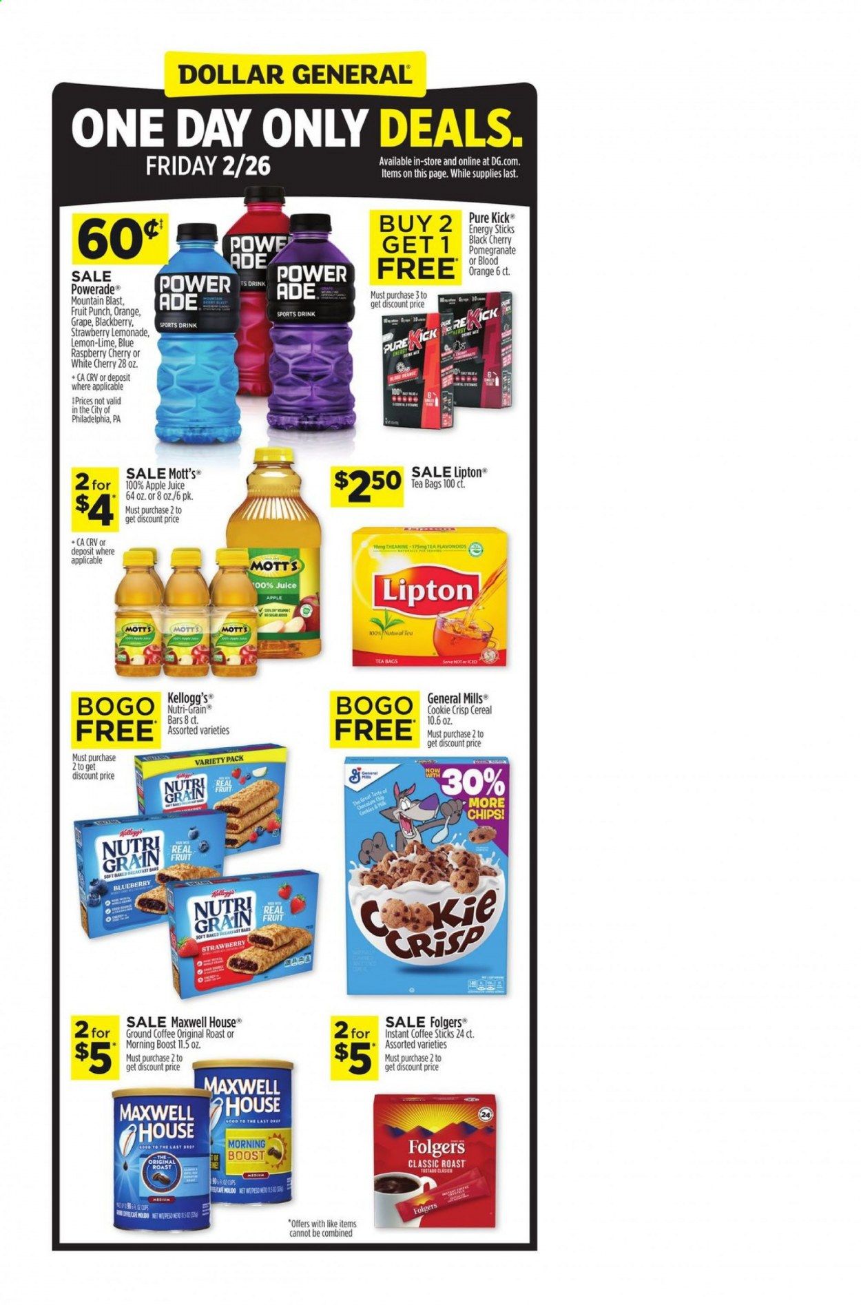 Dollar General (CA, NV) Weekly Ad Flyer February 21 to February 27