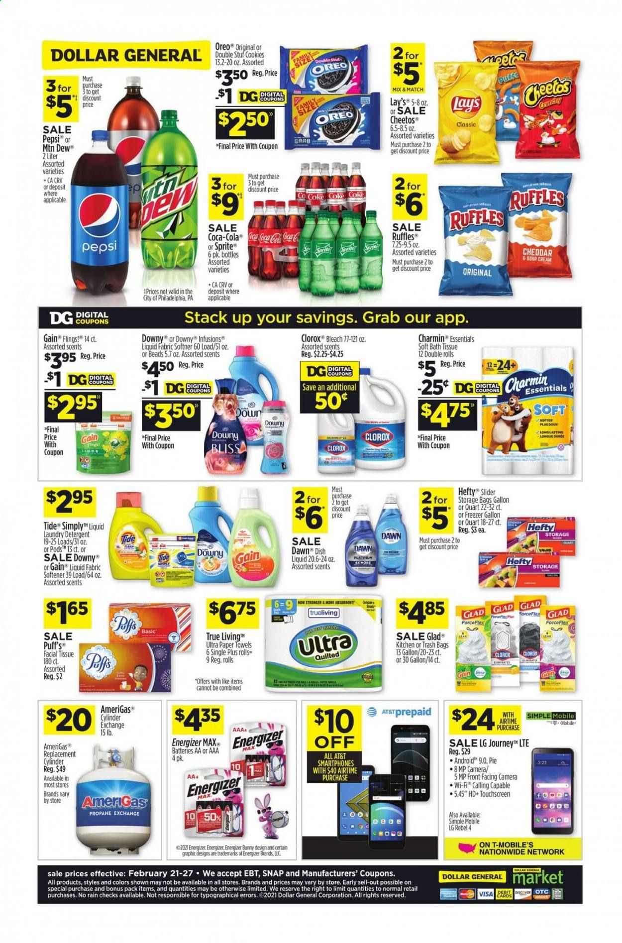 Dollar General (CA, NV) Weekly Ad Flyer February 21 to February 27