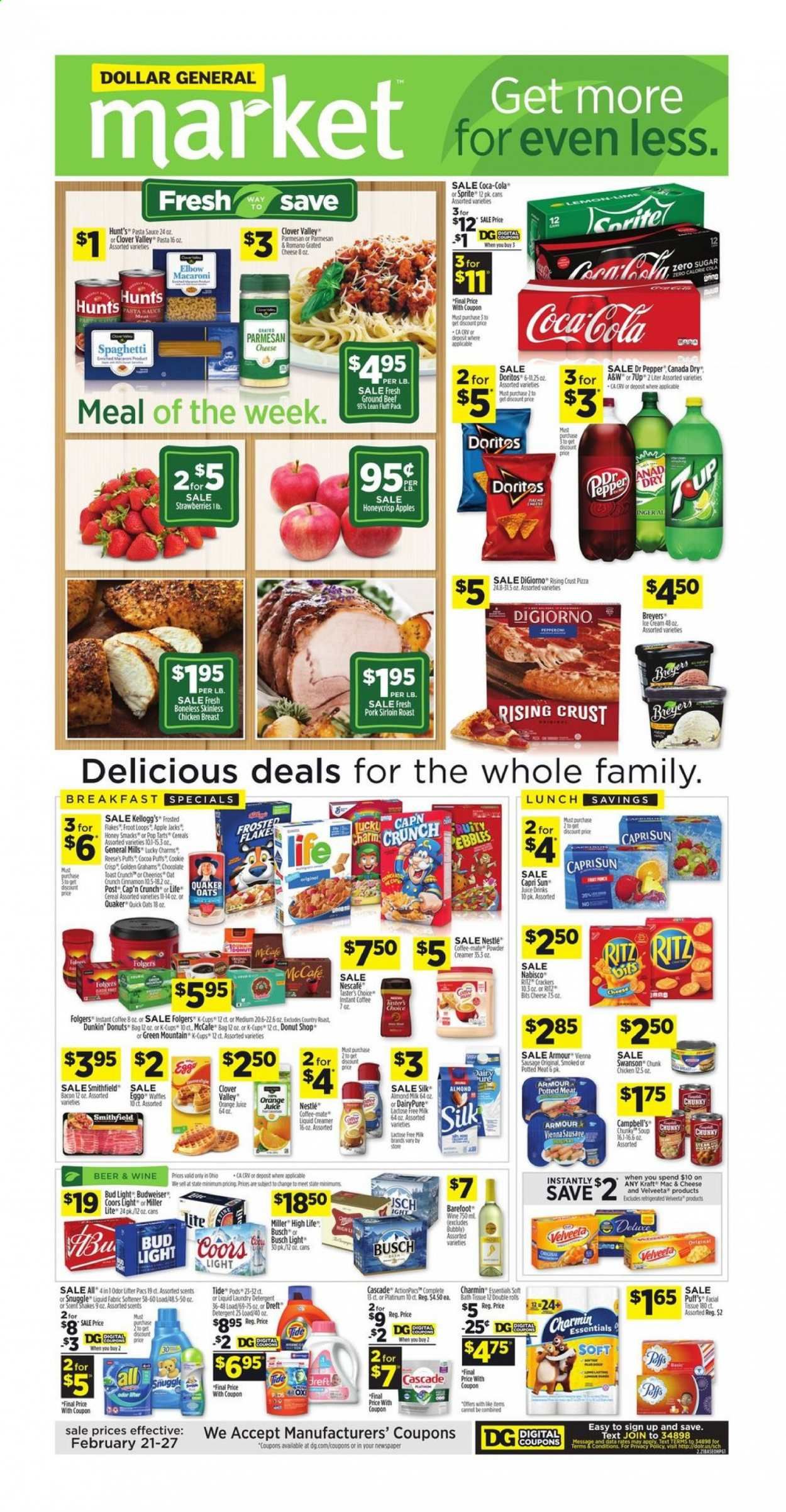 Dollar General (OH) Weekly Ad Flyer February 21 to February 27