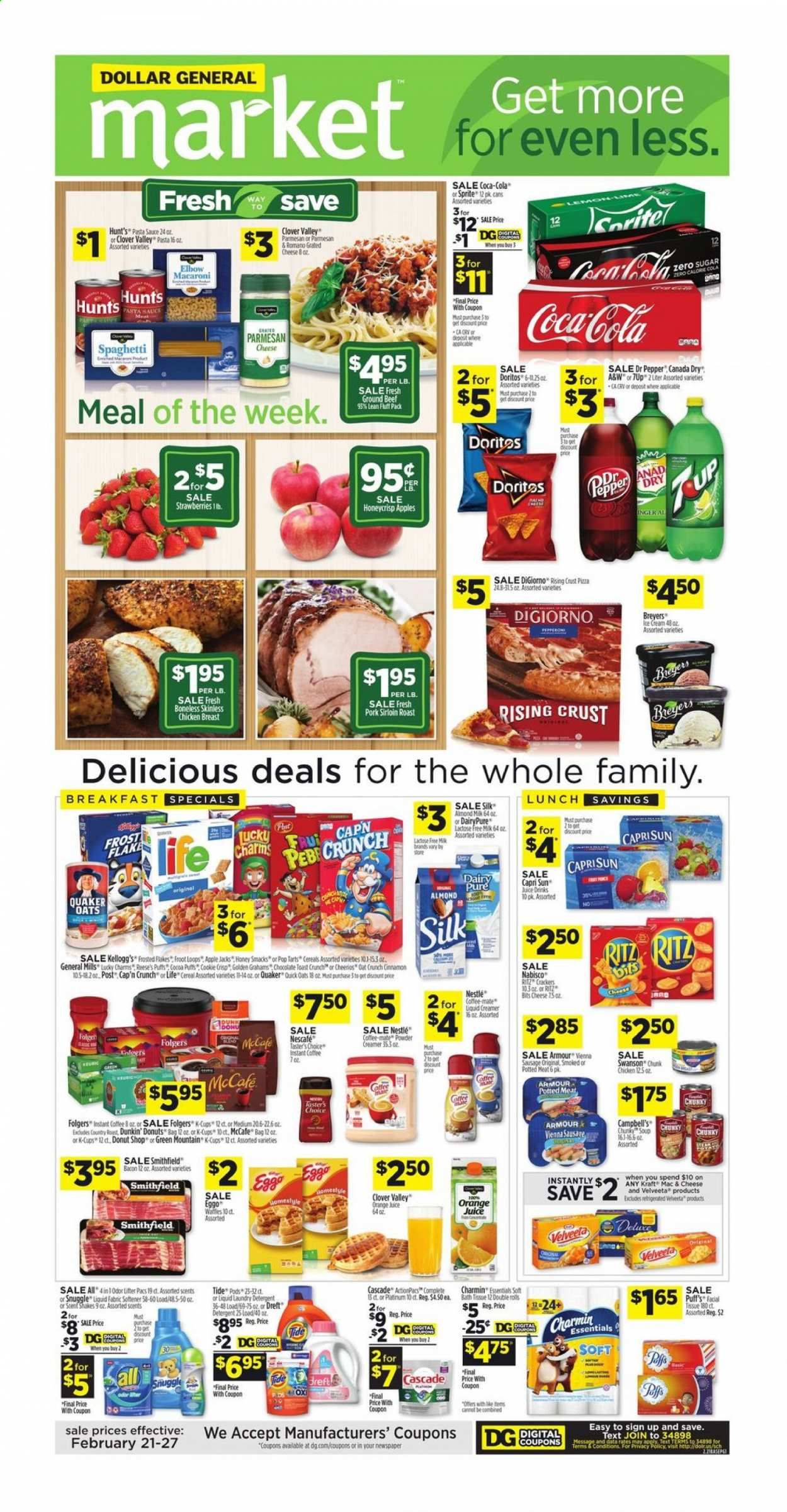 Dollar General (IN, OH) Weekly Ad Flyer February 21 to February 27