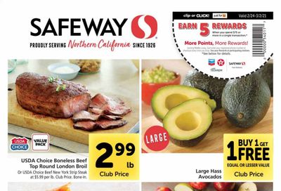 Safeway (AZ, CA, CO, HI, MD, NE, OR, VA, WA) Weekly Ad Flyer February 24 to March 2