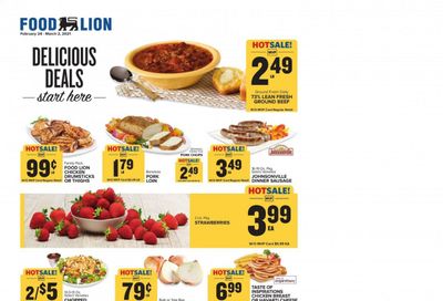 Food Lion (NC) Weekly Ad Flyer February 24 to March 2
