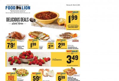 Food Lion (SC) Weekly Ad Flyer February 24 to March 2