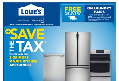 Lowe's Flyer February 25 to March 3