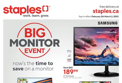 Staples Flyer February 24 to March 2