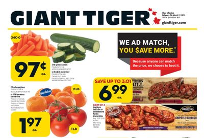 Giant Tiger (Atlantic) Flyer February 24 to March 2