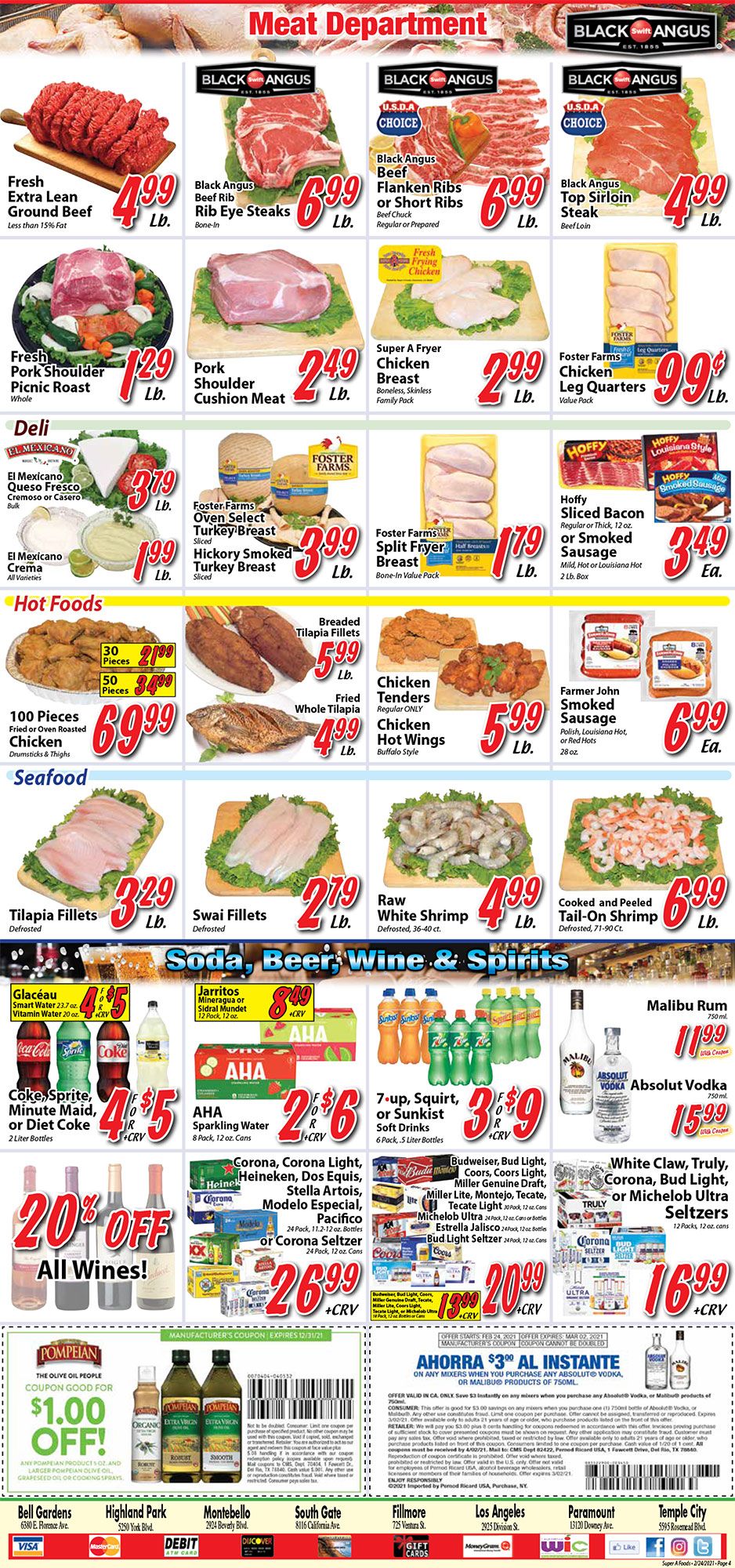 Super A Foods Weekly Ad Flyer February 24 to March 2, 2021