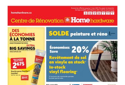 Home Hardware Building Centre (QC) Flyer February 25 to March 3