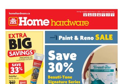 Home Hardware (BC) Flyer February 25 to March 3