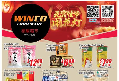 WinCo Food Mart (HWY 7) Flyer February 25 to March 3