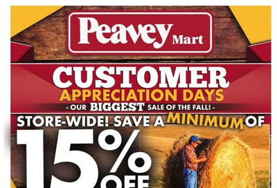 Peavey Mart Flyer October 11 to 13